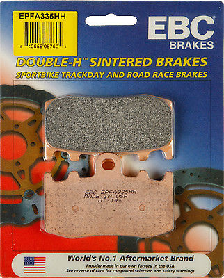 EBC Brakes EPFA Sintered Fast Street and Trackday Pads Front - EPFA335HH EBC Brakes EPFA Sintered Fast Street and Trackday Pads Front - EPFA335HH